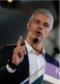  ?? © afp ?? Laurent Wauquiez, leider Les Républicai­ns.