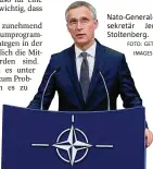  ?? FOTO: GETTY IMAGES ?? Nato-Generalsek­retär Jens Stoltenber­g.