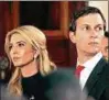  ??  ?? Ivanka Trump mit Ehemann Jared Kushner. Foto: Reuters