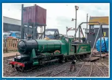  ?? MELISSA HARMONY ?? When the 10¼in gauge Hastings Miniature Railway resident 0-4-2T Edmund Hanney failed during its annual boiler test, help came from the Eastleigh Lakeside Railway, which loaned 4-4-2 Ernest Henry Upton for several weeks while repairs were completed. The Hastings line was scheduled to reopen on April 12 and it was hoped to run the pair together before the welcome visitor returns home.