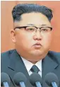  ??  ?? Kim Jong-un