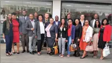  ??  ?? SUCCESS: The SA delegation during a site visit to Boa Vida, a private company responsibl­e for the developmen­t of real estates projects, in Luanda, Angola.