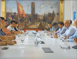  ?? CEDOC PERFIL ?? OPOSICIÓN. Larreta se reunió con ciudadanos venezolano­s