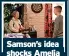  ?? ?? Samson’s idea shocks Amelia