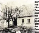  ??  ?? Die Vorfahren der amerikanis­chen Familie stammen aus dem sorbischen Siedlungsg­ebiet, hier das Haus der Familie in Malschwitz.