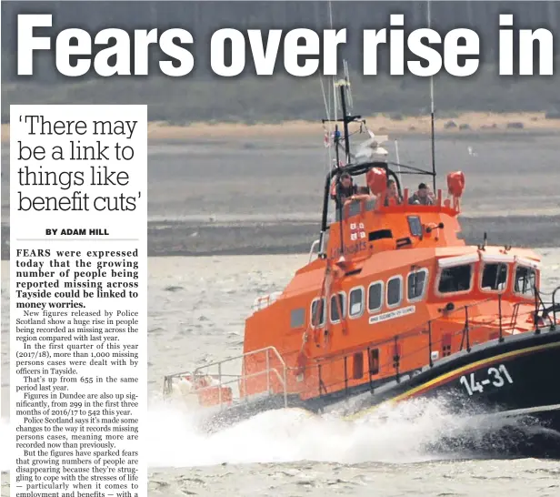  ??  ?? RNLI lifeboats from Broughty Ferry, Arbroath and Montrose are routinely launched off the Dundee and Angus