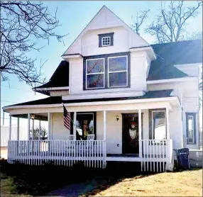  ?? Photo submitted ?? The Peevyhouse home, located at 720 E. Delaware St., is a historic home that was fully renovated in 2016.