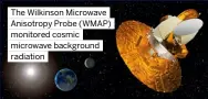  ?? ?? The Wilkinson Microwave Anisotropy Probe (WMAP) monitored cosmic microwave background radiation