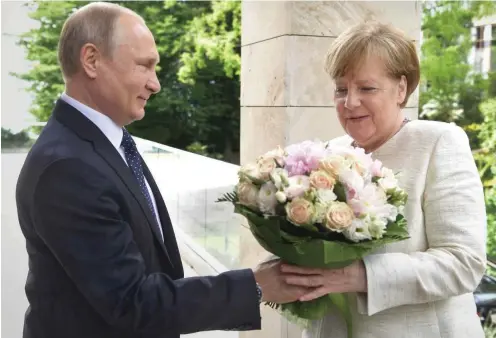  ?? Foto: dpa/Sputnik/Sergey Guneev ?? Der Beginn eines besseren deutsch-russischen Verhältnis­ses?