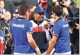  ?? (Photo AFP) ?? Mahut et Herbert ont apporté le deuxième point à leur capitaine.