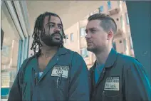  ?? Ariel Nava ?? Summit Daveed Diggs and Rafael Casal in a scene from “Blindspott­ing.”