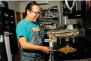  ?? Guardian ?? Chef Joseph Yoon prepares a cricket vegetable curry. Photograph: Jutharat Pinyodoony­achet/The