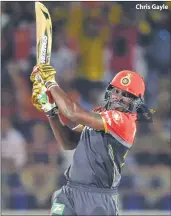  ??  ?? Chris Gayle