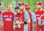  ?? HT PHOTO ?? KXIP will look up to Glenn Maxwell to shine with the bat.