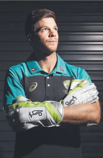  ??  ?? SURPRISE CALL-UP: Tasmania's Tim Paine has been recalled to the Australian Test team for the Ashes. Picture: LUKE BOWDEN