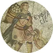  ??  ?? A peasant carries a basket of eggs in this Byzantine mosaic. Chris Wickham’s book explores the full breadth of people’s experience­s in the early medieval period