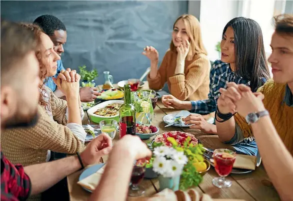  ?? ISTOCK ?? To avoid putting too much pressure on yourself, remember a potluck dunner is all about good company so try not to over-think your dish.
