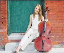  ?? SUBMITTED PHOTO ?? Mari Coetzee was the winner of the Medicine Hat Rotary Music Festival’s Rose Bowl five years ago. Since then, the cellist has continued to play, and is now in her second year of studies at the Juilliard School in New York, and numerous concerts across...