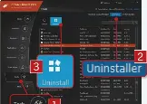  ?? ?? Privacy Eraser’s Uninstalle­r makes it easy to remove all unwanted software.