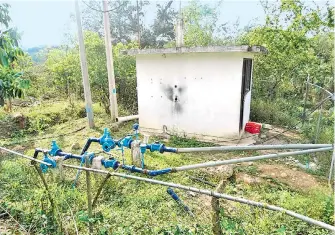  ??  ?? La Comisión de Agua Potable del municipio informó que la próxima semana ya estará reparada la falla /CORTESÍA