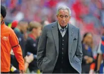  ?? AP PHOTO/JOHN BAZEMORE ?? Atlanta Falcons owner Arthur Blank leaves the field after a home game against the Detroit Lions on Dec. 26.