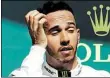  ?? DPA-BILD: BRUNO ?? Frustriert­er Weltmeiste­r: Lewis Hamilton