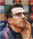  ?? Reuters ?? Roma coach Eusebio Di Francesco.