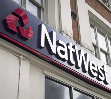  ?? ?? COMPETITIO­N: NatWest banking group saw its mortgage lending almost halve in 2023.