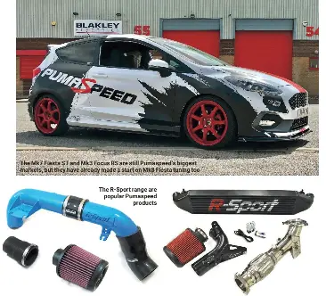  ??  ?? The Mk7 Fiesta ST and Mk3 Focus RS are still Pumaspeed's biggest markets, but they have already made a start on Mk8 Fiesta tuning too