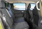  ??  ?? PRACTICALI­TY Space inside the X-class is very good, with a high roofline making it suitable for tall adults. The load bay is a decent size, too, and can carry up to 1,067kg. Newcomer can also tow up to 3.5 tonnes