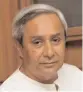  ??  ?? Naveen Patnaik