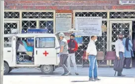 ?? HT FILE ?? After the Nizamuddin Markaz gathering came to light, the Delhi government began preparatio­ns for a n possible surge in cases. It has now worked out that enough beds are available in two hospitals.