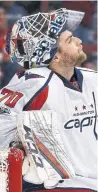  ?? ROSS D. FRANKLIN/AP ?? The Caps’ Braden Holtby is back on his game after starting playoffs on bench.