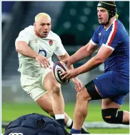  ?? GETTY IMAGES ?? BACK FROM SIX NATIONS: George Ford, far left, Ellis Genge, top, and George Martin who made his England debut against Ireland