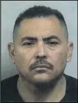  ?? PHOTO COURTESY ICSO RECORDS DIVISION ?? Julio Bustos, 48, was booked in Imperial County Jail on Thursday, January 26, for the illegal transporta­tion and possession of narcotics, per a Brawley Police Department press release.