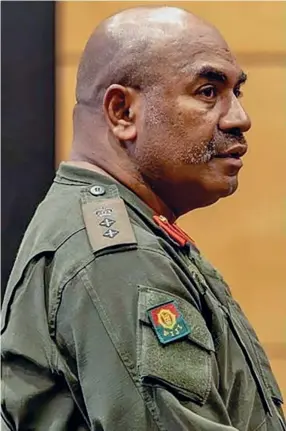  ?? ?? Republic of Fiji Military Forces Colonel Penioni Naliva.