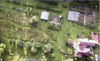  ?? LEE REICH VIA AP ?? This undated photo shows the garden of writer Lee Reich in New Paltz, NY. A mixed garden of vegetables, flowers, herbs and fruits can please all the senses.