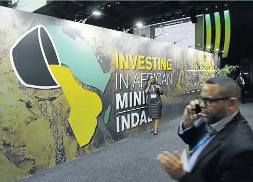  ??  ?? The Investing in African Mining Indaba starts in Cape Town tomorrow and the positive business mood in South Africa is expected to increase attendance. Picture: Ruvan Boshoff