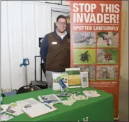  ?? SUBMITTED PHOTO ?? Logan Hall of the Penn State Extension is the Extension Educator in 4-H Youth Developmen­t of Chester County. During the 2018 Agricultur­al Summit, Hall spoke about the threat of the spotted lanternfly.