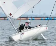  ?? BARRY GRAY THE HAMILTON SPECTATOR ?? Dale Whitmore recently won Sail Canada’s Championsh­ip Sail East in Lunenburg, N.S., his second of two East Coast wins in the Radial fleet.