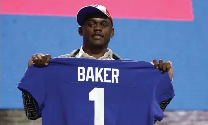  ??  ?? DeAndre Baker was drafted in the first round by the New York Giants in 2019. Photograph: Mark Humphrey/AP