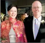  ??  ?? Parents of the bridegroom Somers and Andrew Collins of Little Rock