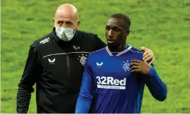  ?? Photograph: Kirk O’Rourke/Rangers FC/Shuttersto­ck ?? Rangers’ Glen Kamara (right) recently revealed he is receiving racist abuse every day.