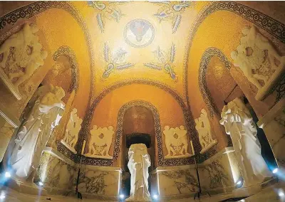  ?? EFE ?? Interior de la cripta del barón de Velasco, en Arjona (Jaén)