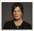  ?? PHOTO ABC STUDIOS ?? Marcia Gay Harden incarne une responsabl­e des internes qui prend quelques libertés avec le règlement.