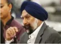  ?? CARLOS OSORIO/TORONTO STAR FILE PHOTO ?? Peel Regional Police board chair Amrik Ahluwalia tells the Star he wants the force to adapt to a changing region.