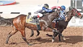  ?? ?? EL CABALLO ganador tuvo en la monta a Manuel Gutiérrez