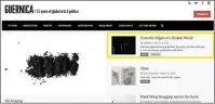  ?? (Screenshot/JTA) ?? THE WEBSITE OF ‘Guernica,’ a literary magazine, shows the retracted essay by Israeli translator Joanna Chen.