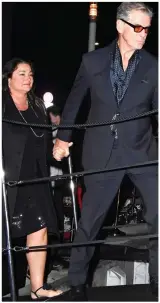  ??  ?? FORMER Bond star Pierce Brosnan is a hit with the ladies, just like his alter-ego.
The Irish actor arrived at Cannes on his 65th birthday this week with his wife of 17 years, producer Keely Shaye Smith, 54, on his arm (left).
That same day, Judy...