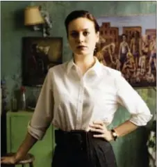  ?? JAKE GILES NETTER — LIONSGATE VIA AP ?? This image released by Lionsgate shows Brie Larson as Jeannette Walls in “The Glass Castle.”